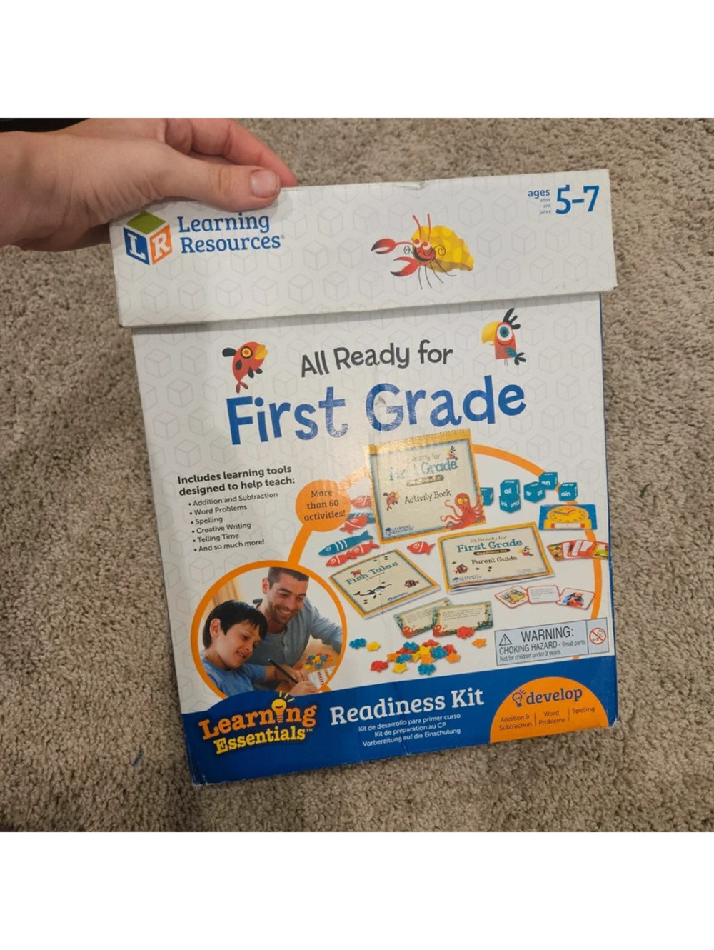 Learning Resources All Ready for First Grade Readiness Kit LER 3479 Ages 5-7